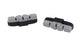 Elvedes rembloksets power pads magura hs11 hs33 - grijze compound (op kaart)