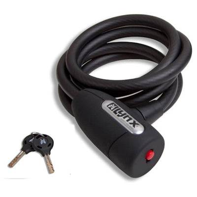 SmokeLynx spiraalkabelslot 150cm zwart ART-gecertificeerd