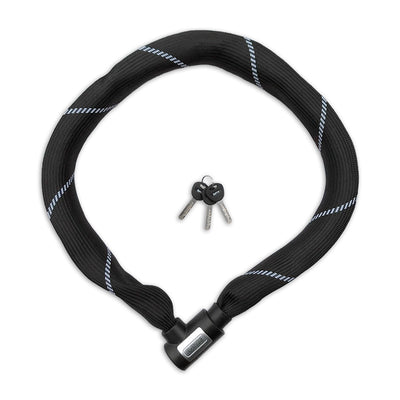Lynx kettingslot art-2 110 cm x 8.3 mm nylon hoes zwart op kaart