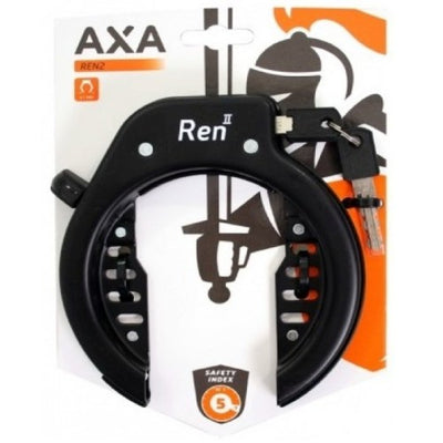 Axa ringslot ren 2 zwart (kaart)