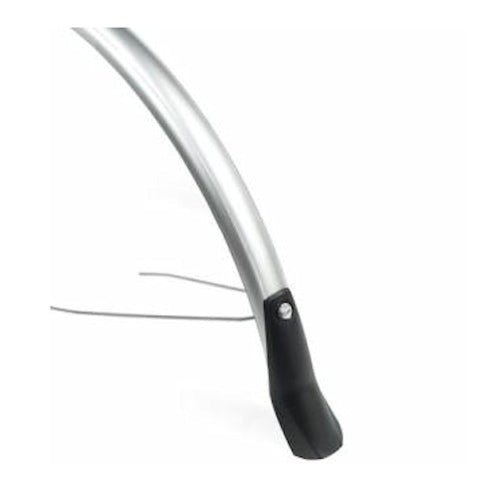 Eurofender snello achterspatbord 46mm - 28 inch zilver