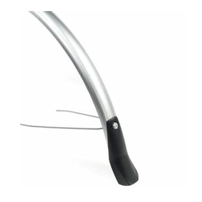 Eurofender snello achterspatbord 46mm - 28 inch zilver