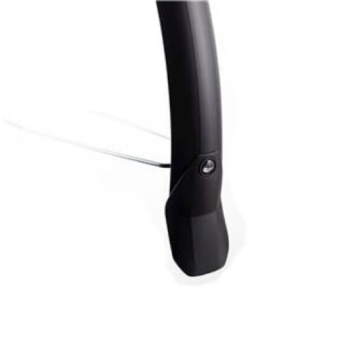 Eurofender lampo achterspartbord 58mm - 28 inch zwart