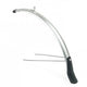 Voorspatbord Eurofender Snello 28 x 46 mm - zilver