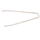 Eurofender spatbord stang 28 snello draad zilver
