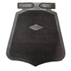 Spatlap Classic ombuig 21 x 19 cm zwart