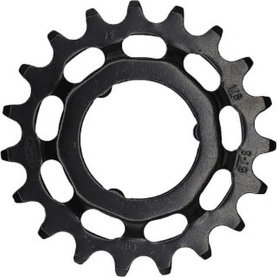 KMC Shimano tandwiel 17t, Chromoly Black