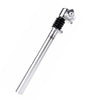 zadelpen verend 27,2 x 310 mm aluminium zilver