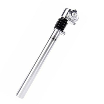 zadelpen verend 27,2 x 310 mm aluminium zilver