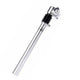 zadelpen verend 27,2 x 310 mm aluminium zilver