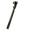 geveerde zadelpen ATB , 2 bouts bevestiging. 27.2 zwart 300mm