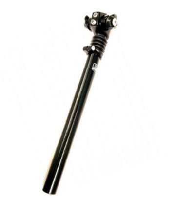 geveerde zadelpen ATB , 2 bouts bevestiging. 27.2 zwart 300mm