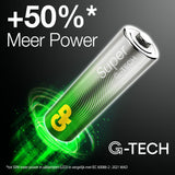 Gp super alkaline aaa-batterijen 4pk - afbeelding 3