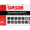 reparatiedoos Select 12,5 cm aluminium rood wit 23-delig