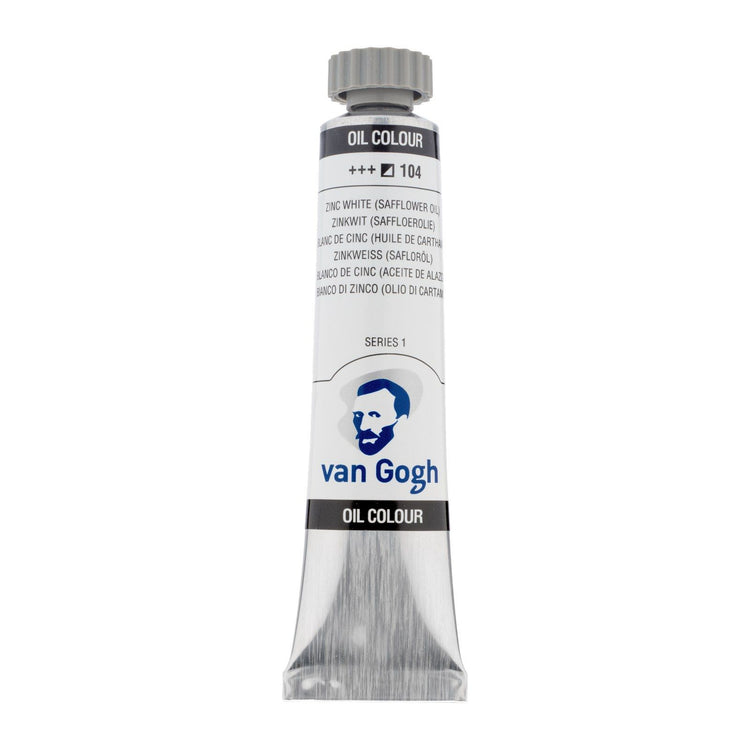 Van gogh • olieverf tube 20ml zinkwit (saffloerolie) 104