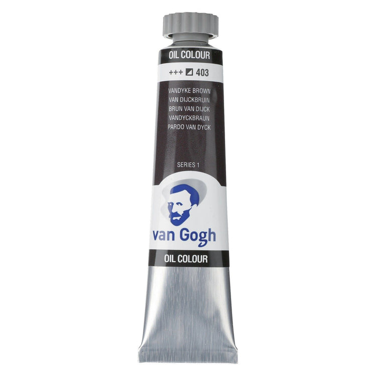 Van gogh • olieverf tube 20ml van dijckbruin 403