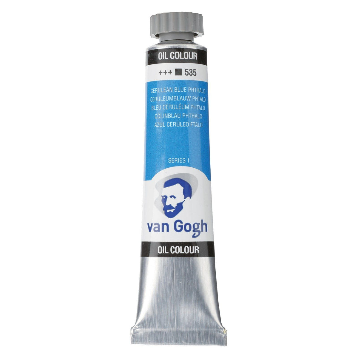 Van gogh • olieverf tube 20ml ceruleumblauw (phtalo) 535