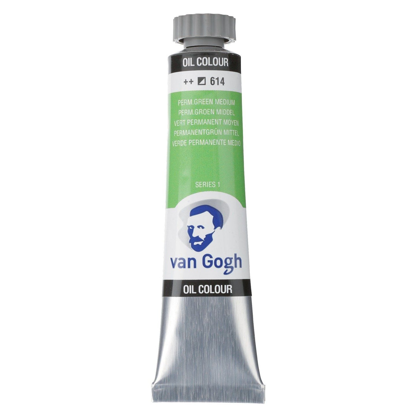 Van gogh • olieverf tube 20ml permanentgroen middel 614