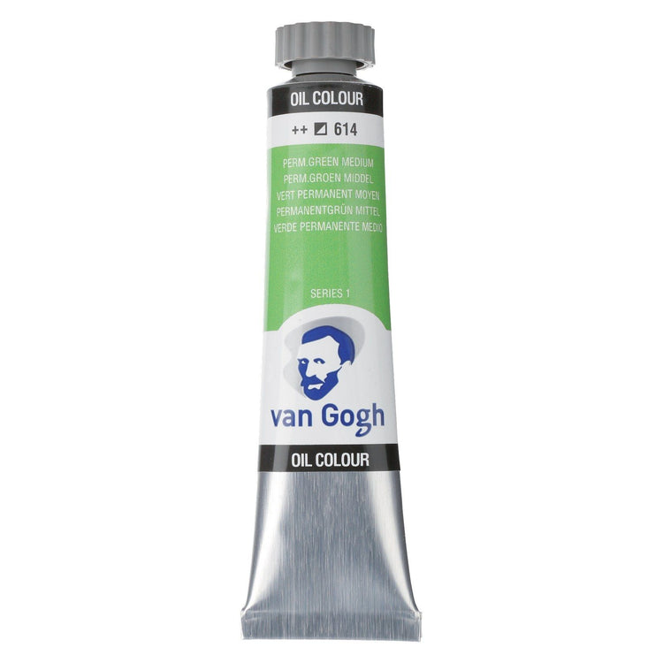 Van gogh • olieverf tube 20ml permanentgroen middel 614