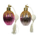 Decoris kerst ornament parfumfles 6,3x12cm roze