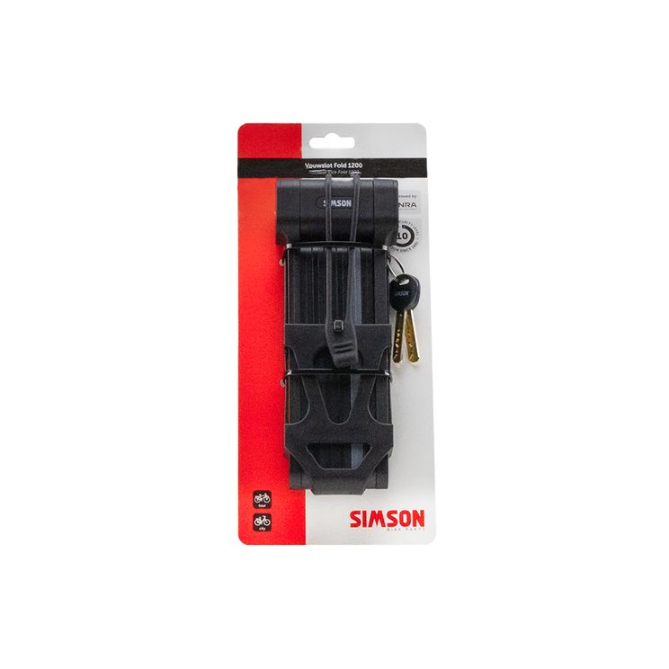 Simson vouwslot fold 120cm | security level 10