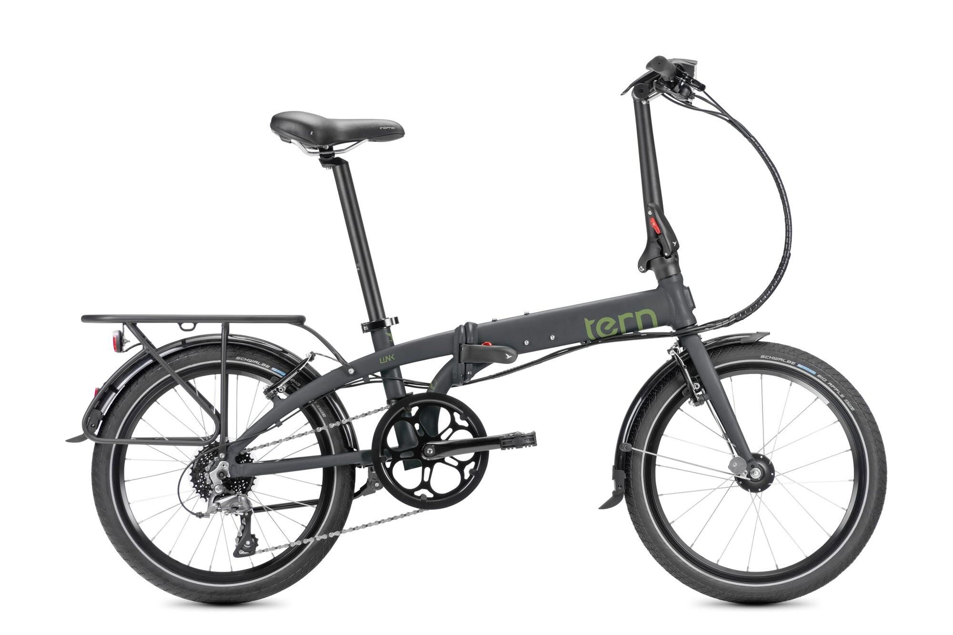 Tern vouwfiets link d8 (#1) bike link d8 8sp satin iron grey