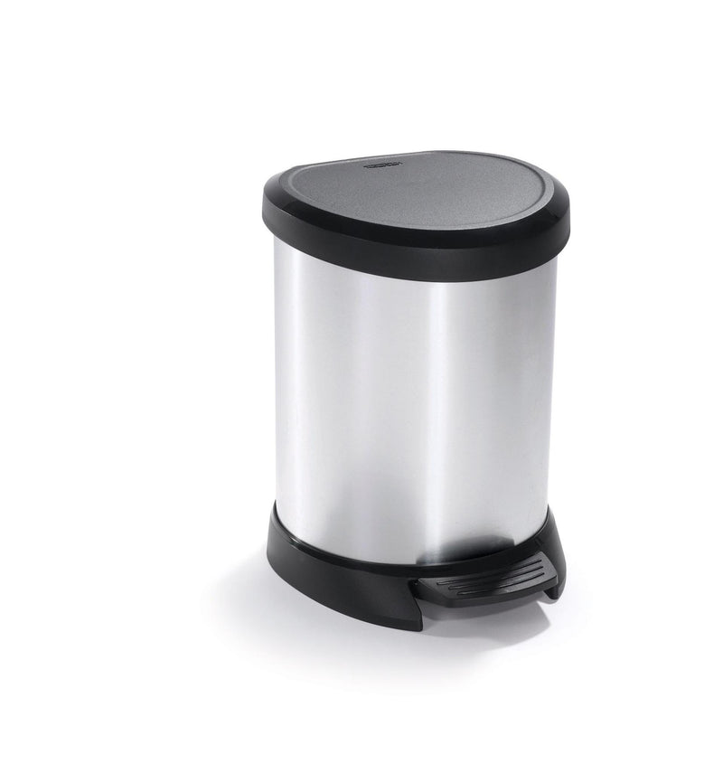 Curver decobin pedaalemmer - 5l - metallic