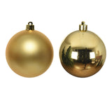 Decoris kerstballen van kunststof glans goud dia.6 cm 12-delig - afbeelding 2
