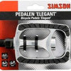 pedalen set Elegant 9 16 inch zilver zwart