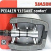 pedalen set Elegant Comfort 9 16 inch grijs zwart