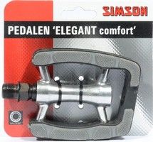 pedalen set Elegant Comfort 9 16 inch grijs zwart