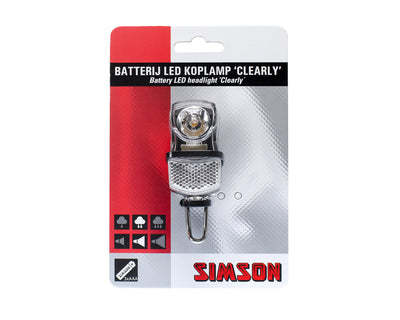 koplamp Clearly led batterij zwart