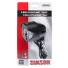 Simson voorvorkkoplamp Truss E-bike zwart op kaart