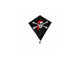 Gerkimex diamant kindervlieger piraat 25x25cm