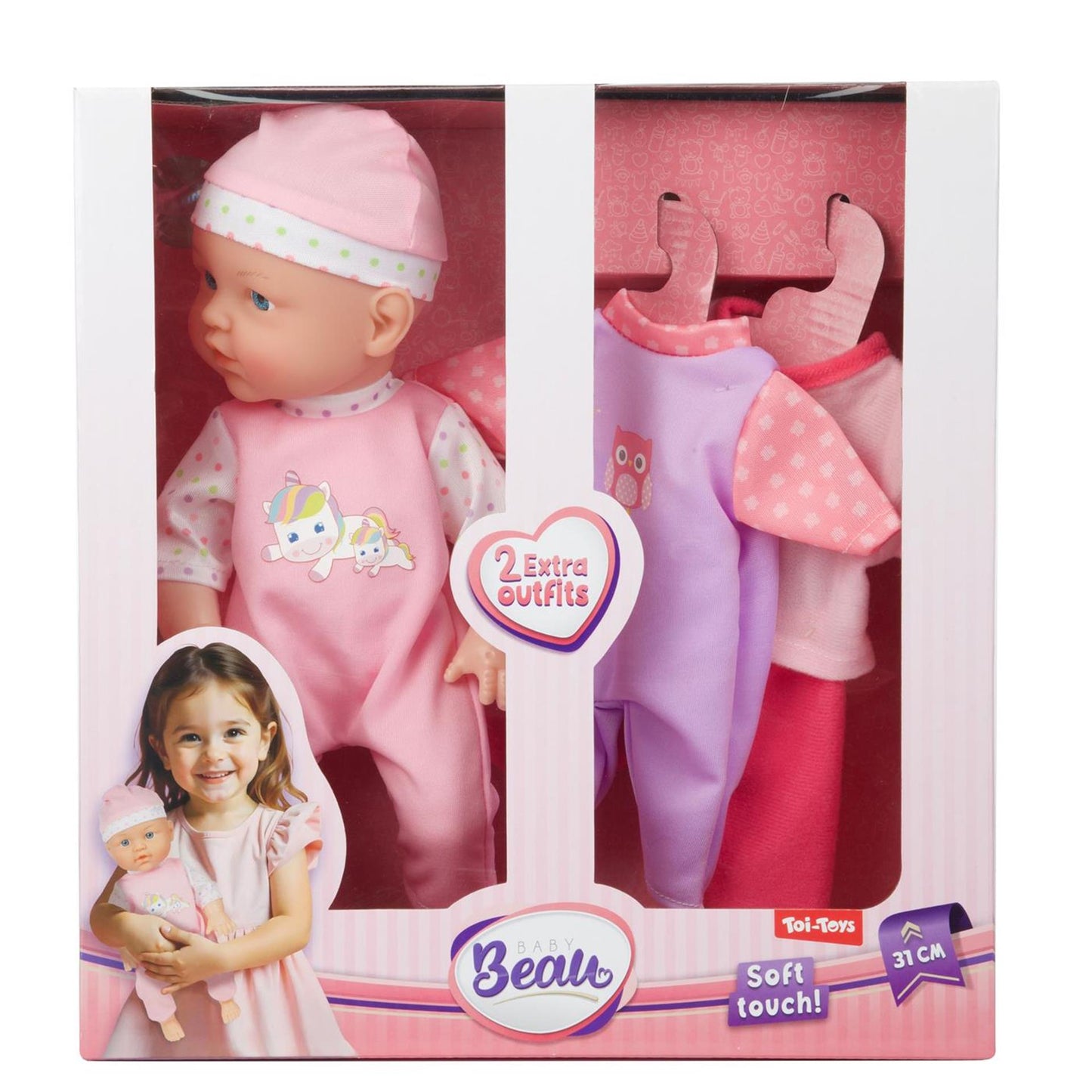 Toi-toys beau babypop dress up 31cm