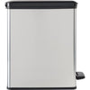 Curver decobin slim afvalbak 25l zilver