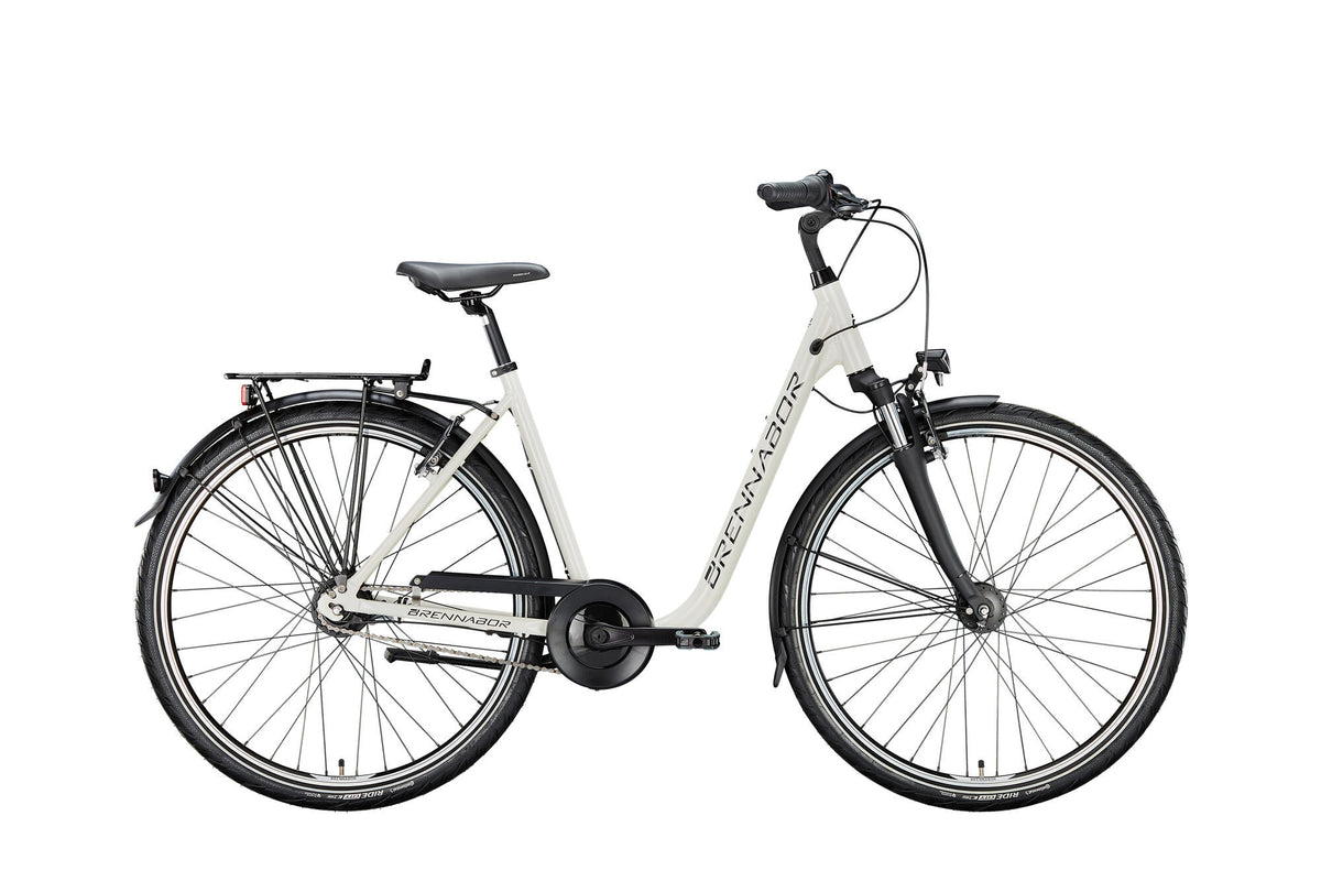 Brennabor stadsfiets c-30 mod. 24 bike city c-30 28 55 deep 8sp. white black