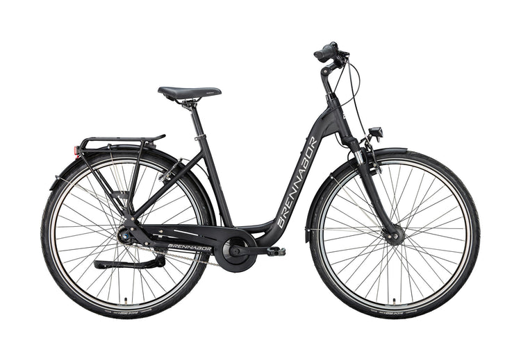 Brennabor trekkingfiets t-42 mod. 24 bike trekking t-42 28 55 wave 7sp.black white