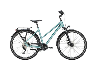 Brennabor trekkingfiets t-44 mod. 22 bike brennab.t-44 28 45 trap. 16sp blue silver