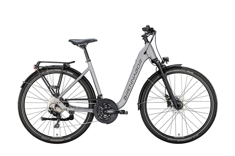 Brennabor trekkingfiets t-62 mod. 24 bike trekking t-62 28 45 wave 30sp. grey black