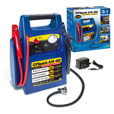 Gys pack air 400 starthulp | compressor | 12 volt voeding - 5192026322