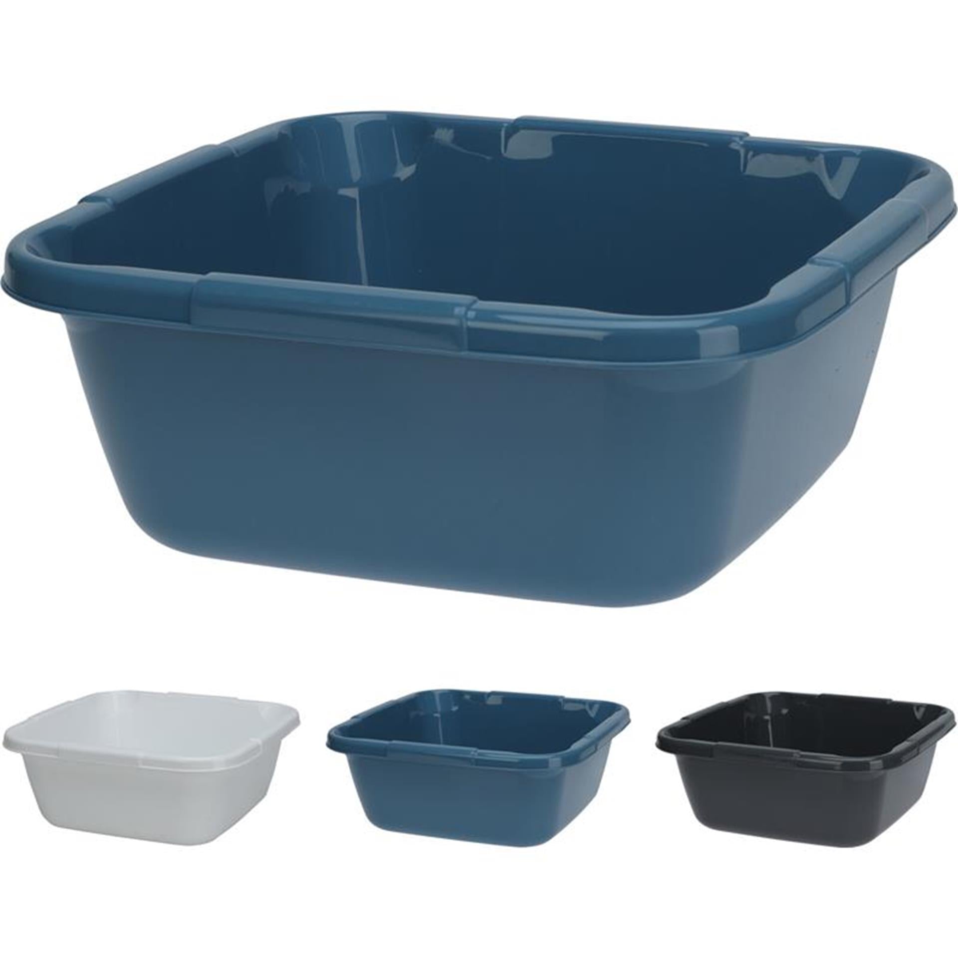 Excellent houseware afwasbak kunststof 6l verkrijgbaar in verschillende kleuren