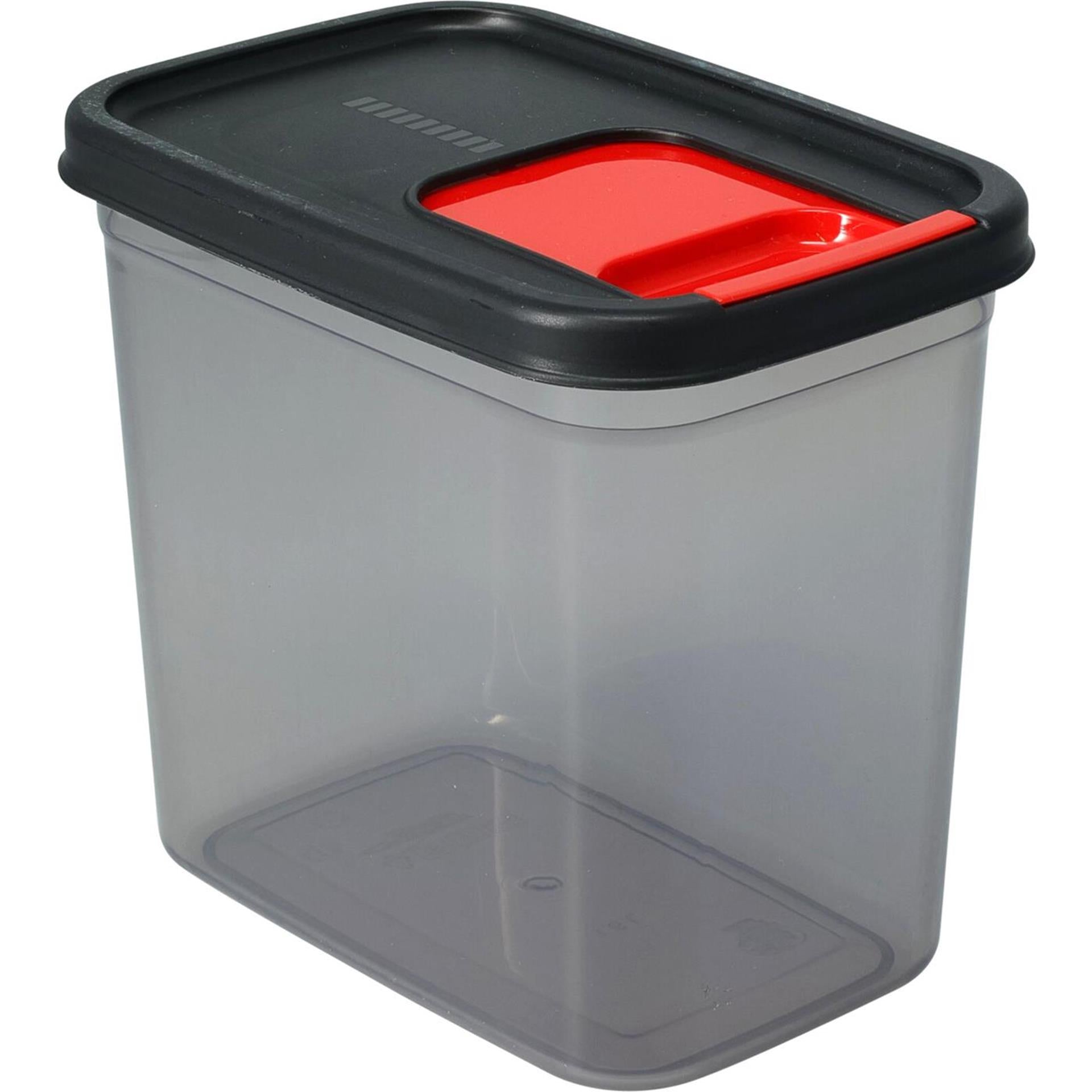 Excellent houseware strooibus kunststof m.schuifklep 1600ml