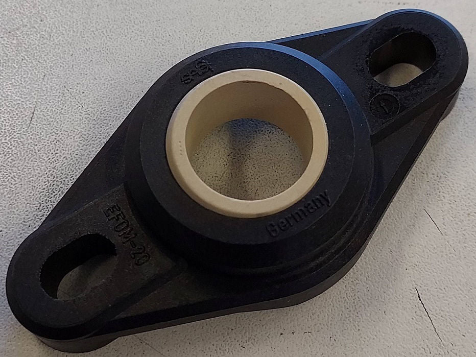 Lager onder verticale borstel v cowcleaner duo