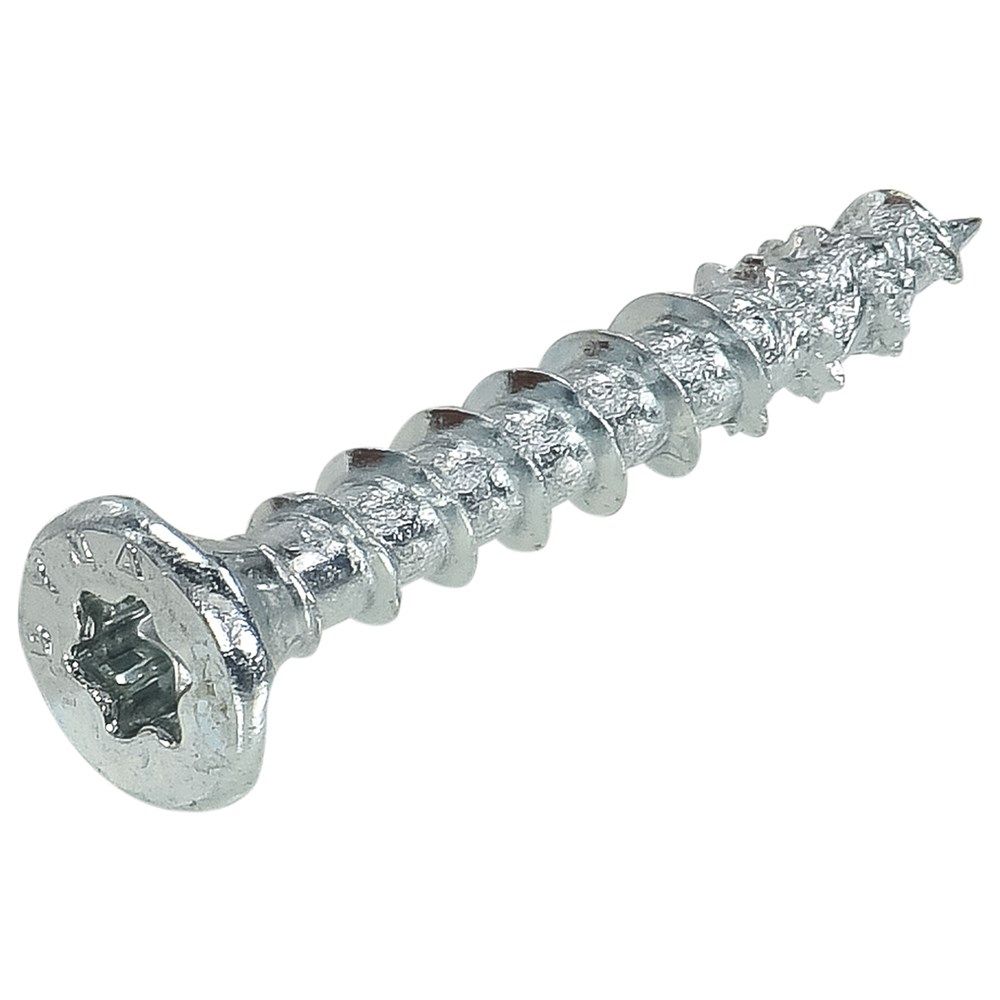 Dynaplus unischroef spaanplaatschroef verzinkt platkop voldraad torx tx10 3.0x16 | 200 stuks - 0281.01.12701