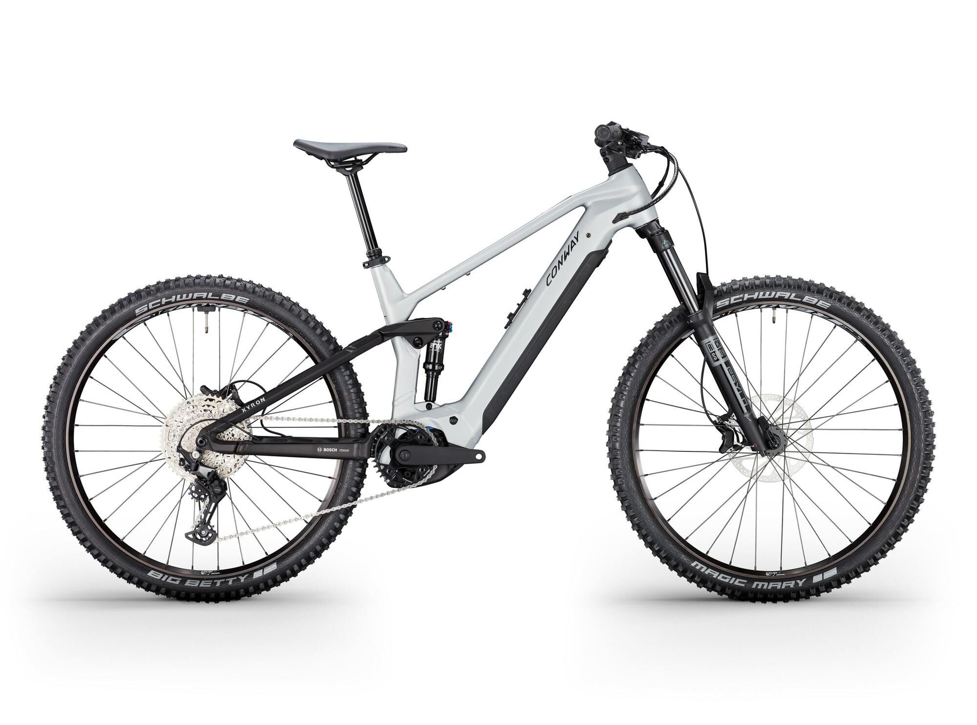 Conway elektrische mtb full-suspension xyron st 4.0 (#1) ebike conw.xyron st 4.0 29 39 12sp full sus.si bl