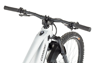Conway elektrische mtb full-suspension ewme 2.0 (#1) ebike conw. ewme 2.0 se 29 41 10sp full sus. sil.