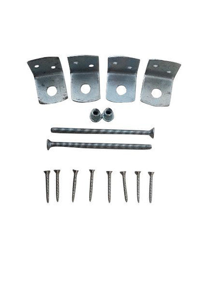 Waelbers uni beslag set bout l100mm schroeven gegalvaniseerd