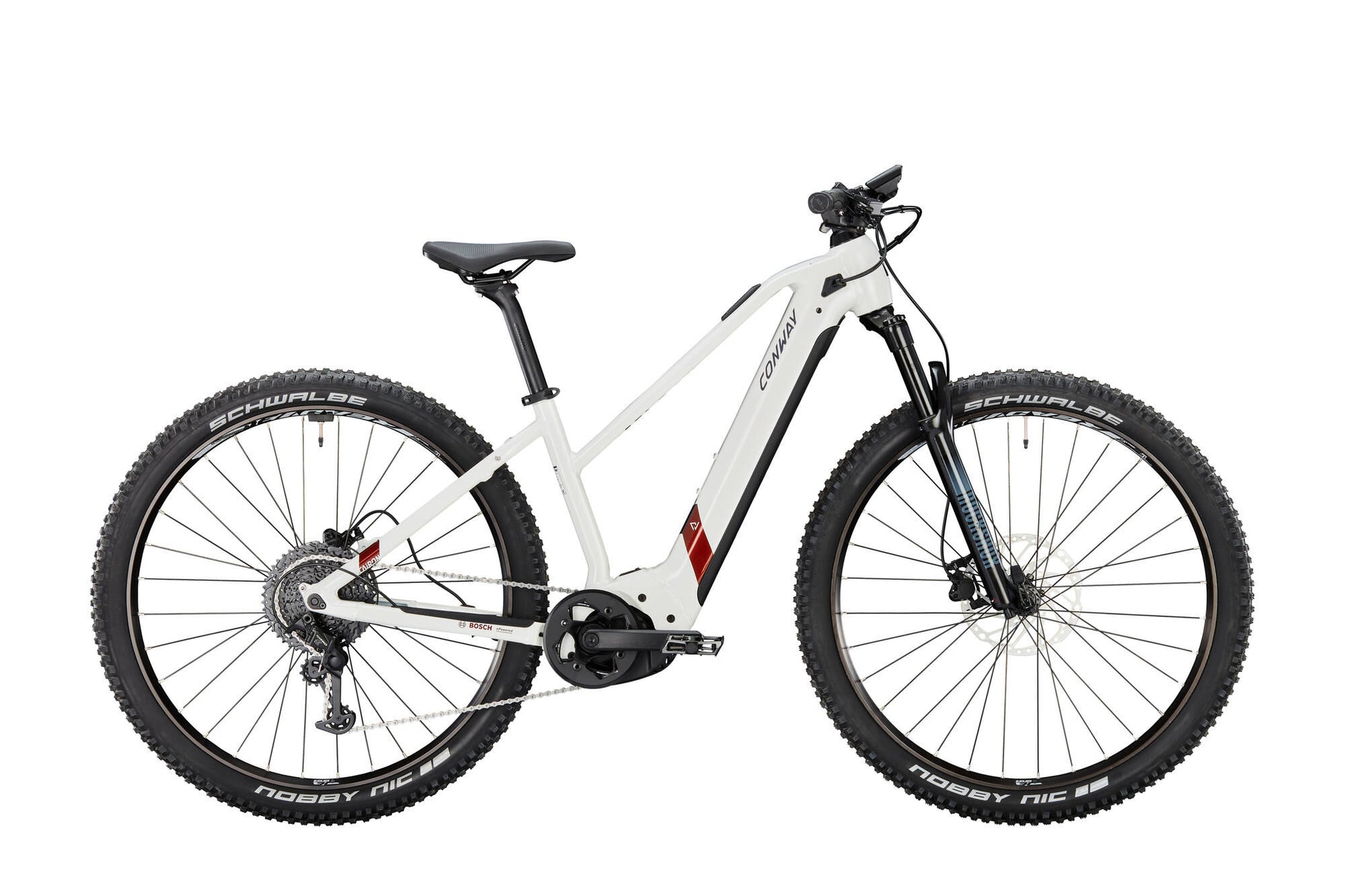 Conway elektrische mtb hardtail cairon s 8.0 mod. 23 ebike conw.cairon s 8.0 29 53 trap.11sp white cop