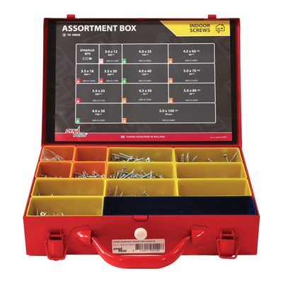 Dynaplus assortimentskoffer indoor verzinkt torx | 1600-delig - 0289.01.00410